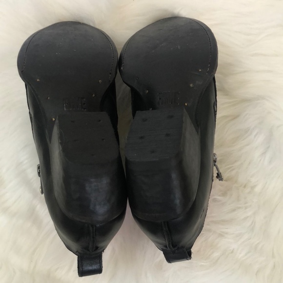 Frye Womens Sacha 78001 Black Side Zipper Pointed Toe Ankle Booties Size US 6 B - Picture 8 of 10